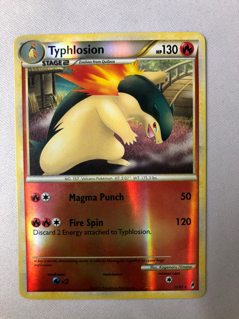 Typhlosion 35/95 Call of Legends Reverse Holo Rare Pokmon Card NM Typhlosion 35/95 Call of Legends Reverse Holo Rare Pokmon Card NM