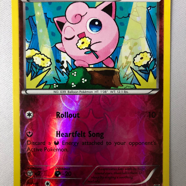 Jigglypuff 87/146 XY Base Set Reverse Holo Common Pokemon Card NM Jigglypuff 87/146 XY Base Set Reverse Holo Common Pokemon Card NM