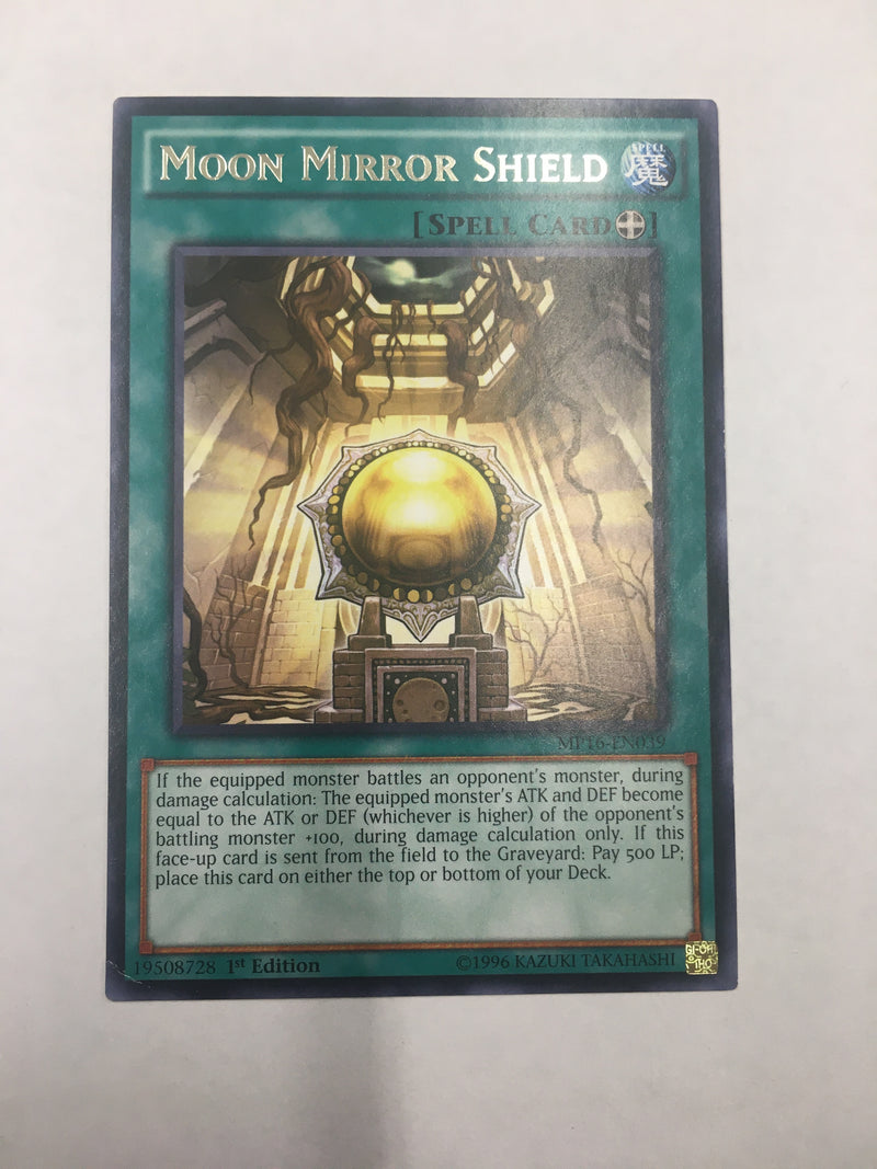 Moon Mirror Shield MP16-EN039 1st Edition Rare Yugioh TCG Near Mint Moon Mirror Shield MP16-EN039 1st Edition Rare Yugioh TCG Near Mint