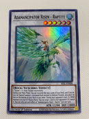 Yugioh Adamancipator Risen Raptite SESL-EN008 Super Rare  1st Edition Near Mint