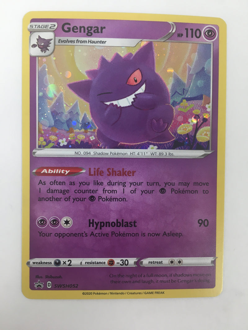 Gengar SWSH052: Sword and Shield Promo Near Mint
