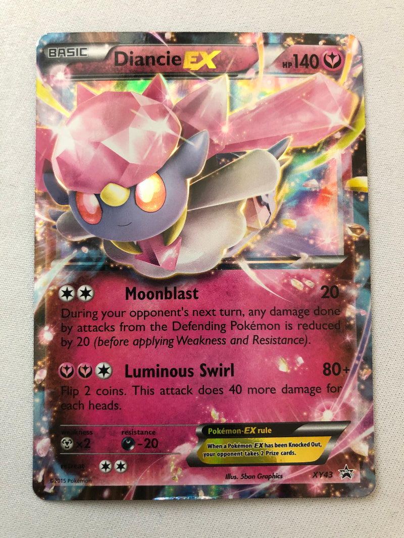 black star pokemon cards value Diancie EX XY43 Holo Rare Black Star Promo Pokemon Card Near Mint