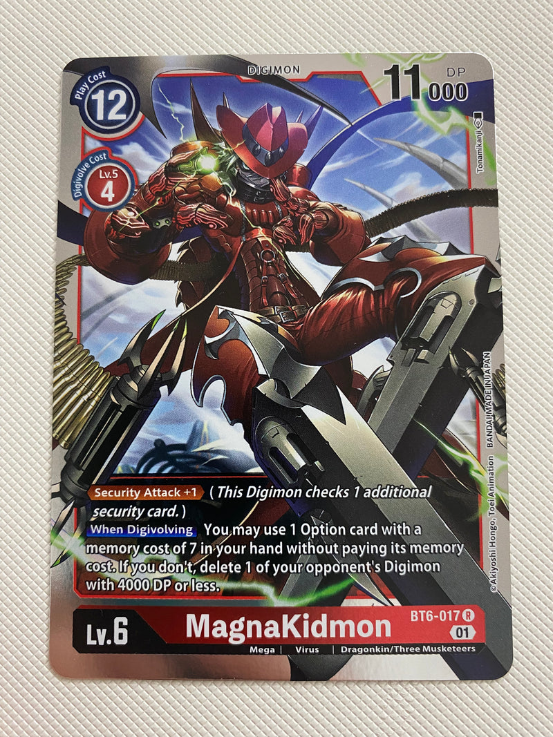 Digimon MagnaKidmon BT6-017 Holo Naer Mint