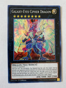 Yugioh Galaxy-Eyes Cipher Dragon DPDG-EN040 Super Rare 1st Edition NM
