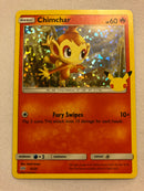 mcdonalds pokemon card chimchar Chimchar 12/25 Mcdonald's Pokemon 25th Anniversary Holo Pokemon Card N