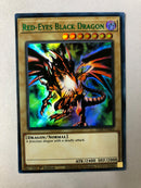 Yugioh Red-Eyes Black Dragon Green LDS1-EN001 Ultra Rare 1st Edition Near Mint