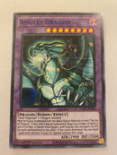 Yugioh Amulet Dragon Blue DLCS-EN005 1st Edition Ultra Rare Near Mint