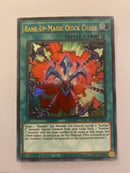 Yugioh Rank-Up-Magic Quick Chaos DLCS-EN044 1st Edition Ultra Rare Near Mint