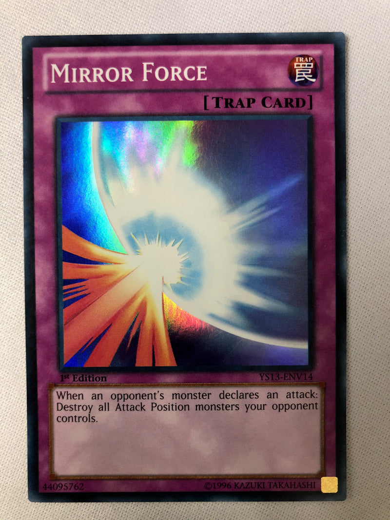 Yugioh Mirror Force YS13-ENV14 Super Rare 1st Edition NM