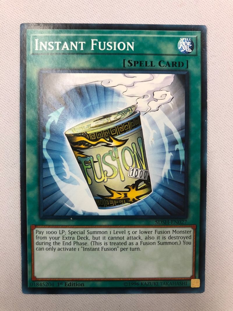 Yugioh Instant Fusion SDSH-EN027 Common 1st Edition NM