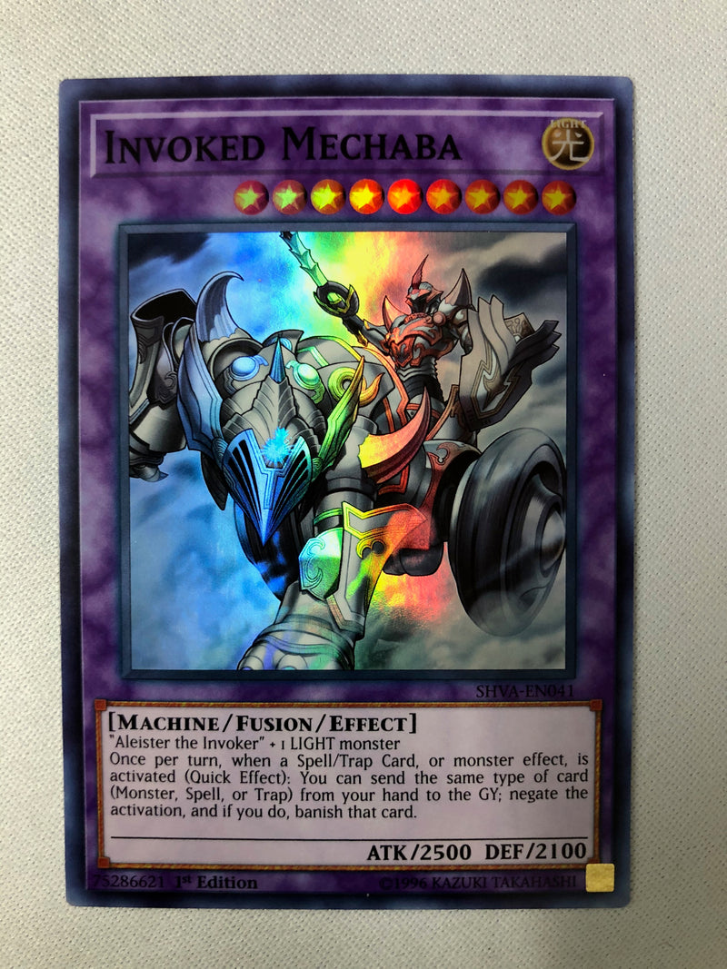Yugioh Invoked Mechaba SHVA-EN041 Super Rare 1st Edition NM
