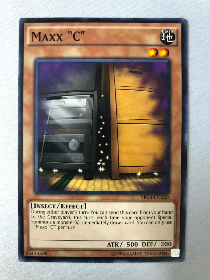 Yugioh Maxx "C" SR03-EN020 Common Unlimited NM