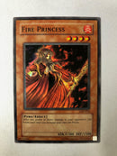 Yugioh Fire Princess LON-034 Unlimited Edition Super Rare Near Mint