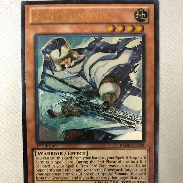 Yugioh Silver Sentinel REDU-EN033 Ultimate Rare 1st Edition Near Mint