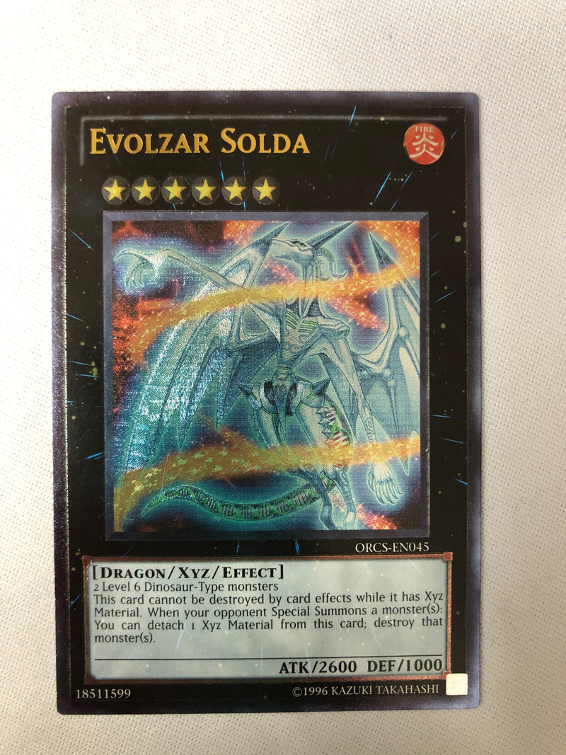Yugioh Evolzar Solda ORCS-EN045 Ultimate Rare Unlimited Near Mint