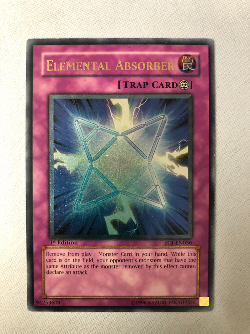 Yugioh Elemental Absorber EOJ-EN056 Ultimate Rare 1st Edition NM