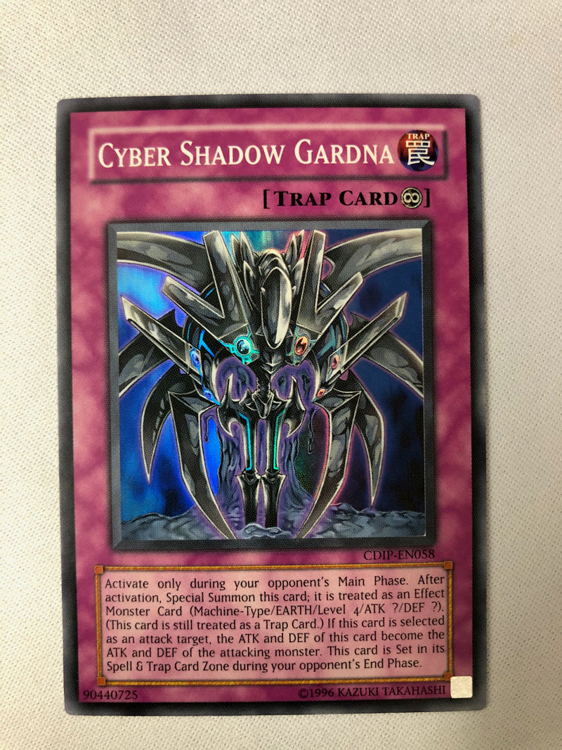 Yugioh Cyber Shadow Gardna CDIP-EN058 Super Rare Unlimited Edition NM