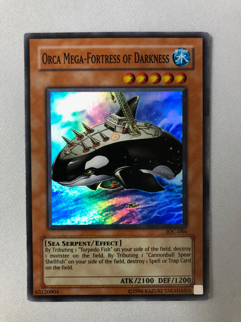 Yugioh Orca Mega-Fortress of Darkness IOC-084 Super Rare Unlimited NM