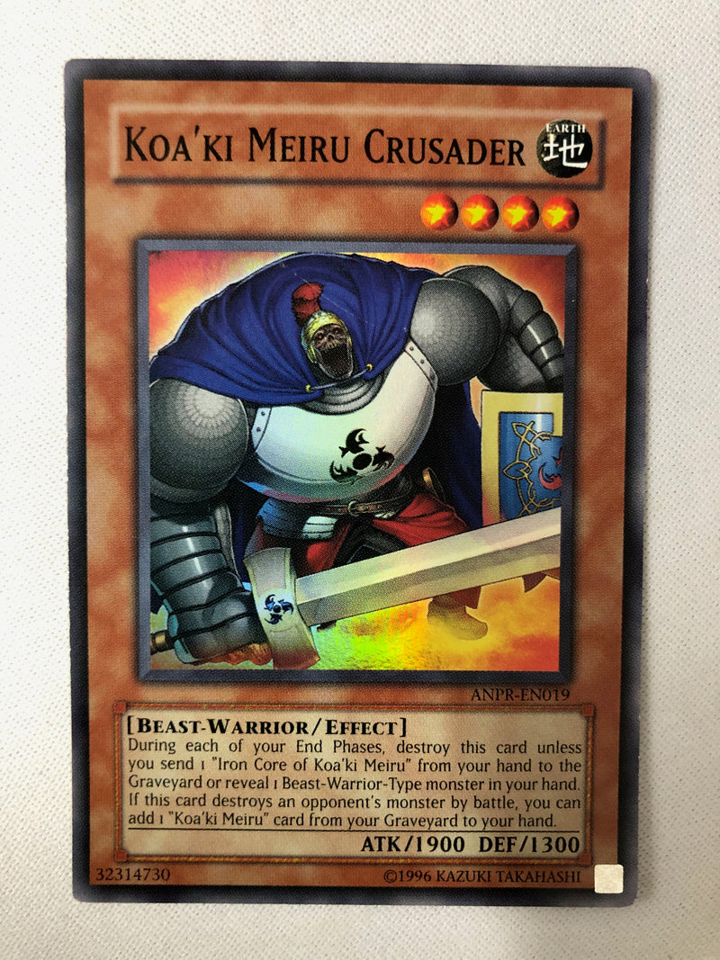 Yugioh Koa'ki Meiru Crusader ANPR-EN019 Super Rare Unlimited Edition NM