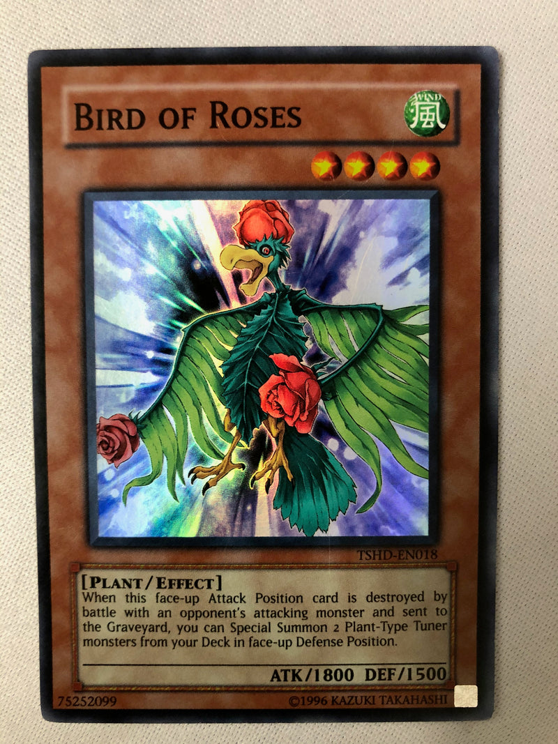 Yugioh Bird of Roses TSHD-EN018 Super Rare Unlimited Edition NM