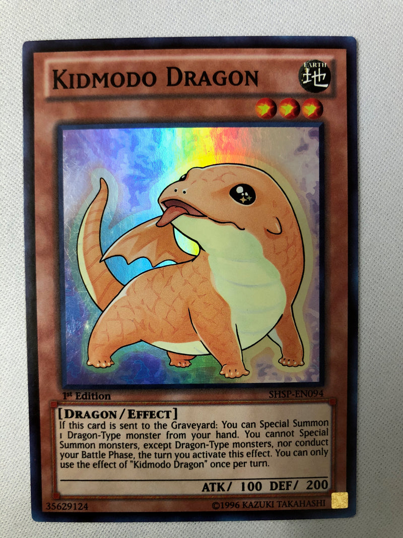 Yugioh Kidmodo Dragon SHSP-EN094 Super Rare 1st Edition NM
