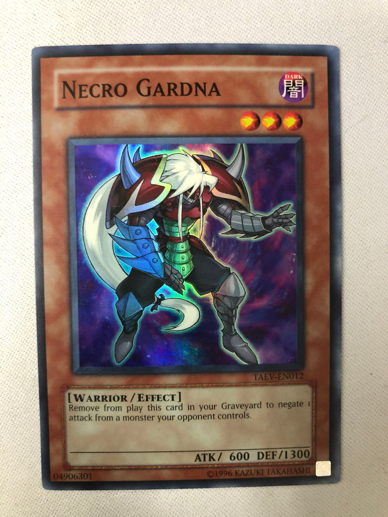 Yugioh Necro Gardna TAEV-EN012 Super Rare 1st Edition NM Yugioh Necro Gardna TAEV-EN012 Super Rare 1st Edition NM