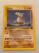 Cubone 50/64 1st Edition Common Pokemon Card Near Mint