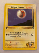 Lt. Surge’s Voltorb 86/132 1st Edition Pokemon Card Near Mint
