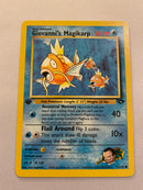 Giovanni's Magikarp 73/132 1st Edition Common Pokemon Card Near Mint