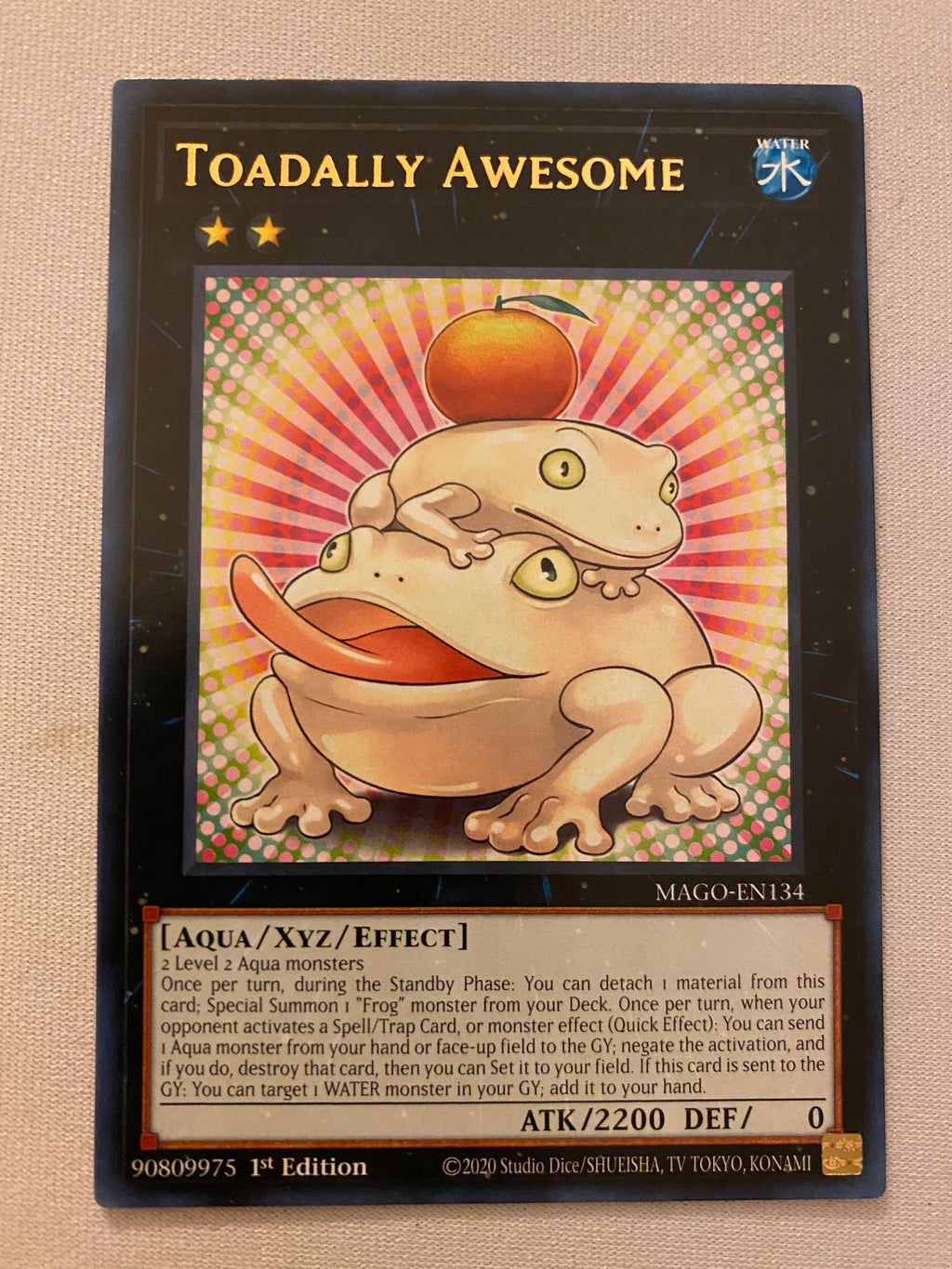 toadally awesome yugioh card Toadally Awesome Super Rare LOCH-JP061 LIMIT OVER COLLECTION Yugioh