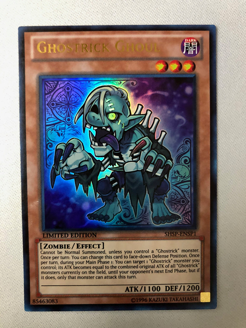 Yugioh Ghostrick Ghoul SHSP-ENSP1 Super Rare Limited Edition NM