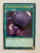 Yugioh Foolish Burial Goods MAGO-EN054 Gold Rare 1st Edition Near Mint