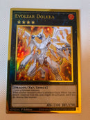 Yugioh Evolzar Dolkka  MGED-EN029 Gold Rare 1st Edition Near Mint