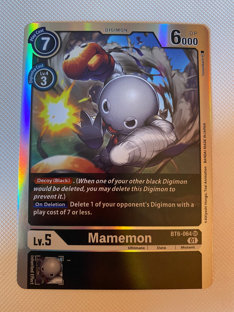 Digimon TCG Mamemon BT6-064 Holo Near Mint