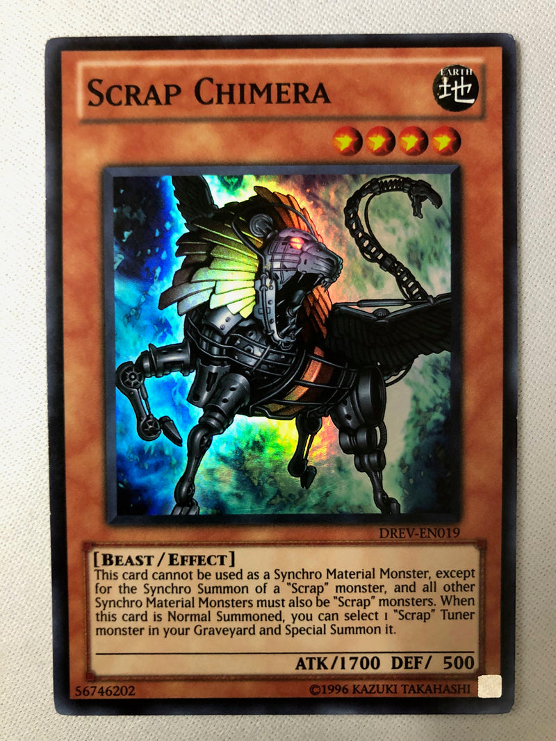 Yugioh Scrap Chimera DREV-EN019 Super Rare Unlimited Edition NM Yugioh Scrap Chimera DREV-EN019 Super Rare Unlimited Edition NM