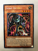 Yugioh Scrap Orthros EXVC-EN097 Secret Rare Unlimited Edition NM