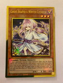 Yugioh Ghost Reaper & Winter Cherries  MAGO-EN010 1st Gold Rare  NM