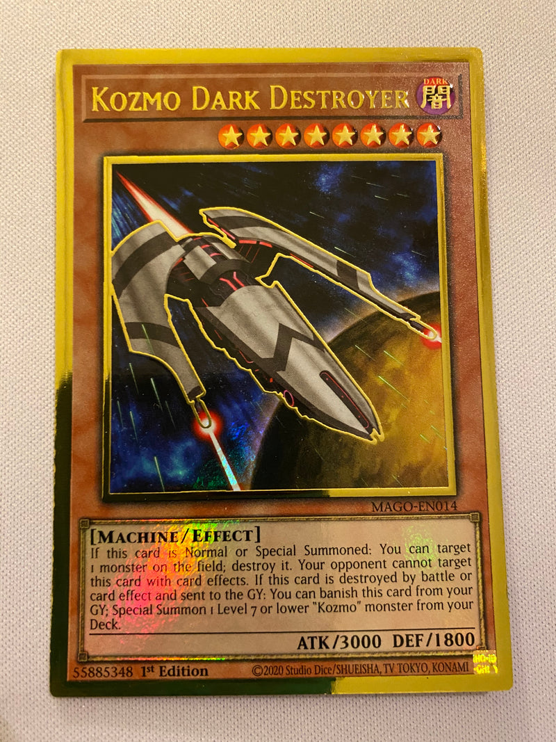 yugioh kozmo deck Yugioh Kozmo Dark Destroyer MAGO-EN014 1st Edition Gold Rare Near Mint