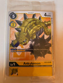 Digimon TCG  Ankylomon BT3-036  Box Topper Near Mint