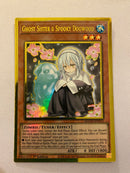 Yugioh Ghost Sister & Spooky Dogwood  MAGO-EN013 1st Edition Gold Rare NM