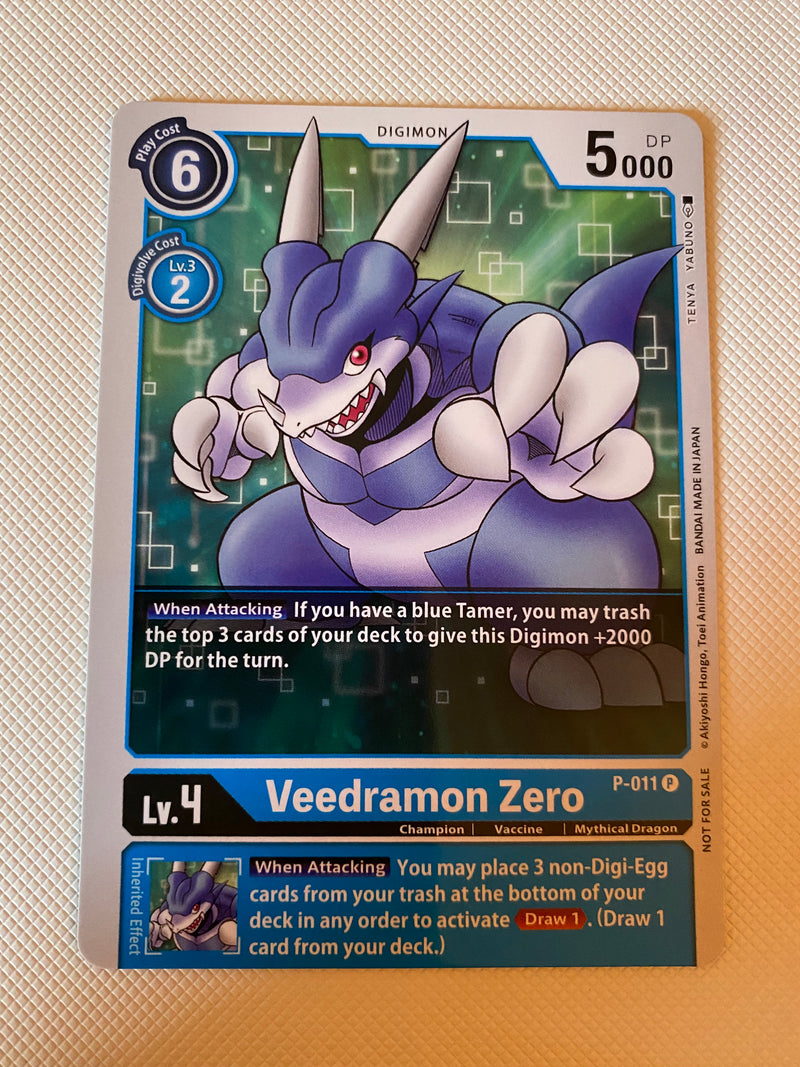 Digimon TCG Veedramon Zero  P-011 Holo Rare Near Mint