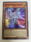 Yugioh Drytron Alpha Thuban  GEIM-EN024  1st Edition Super Rare Near Mint