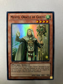 Yugioh Musto, Oracle of Gusto HA06-EN045 Super Rare 1st Edition NM