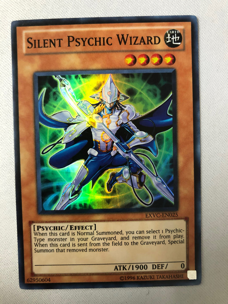 Yugioh Silent Psychic Wizard EXVC-EN025 Super Rare Unlimited NM Yugioh Silent Psychic Wizard EXVC-EN025 Super Rare Unlimited NM