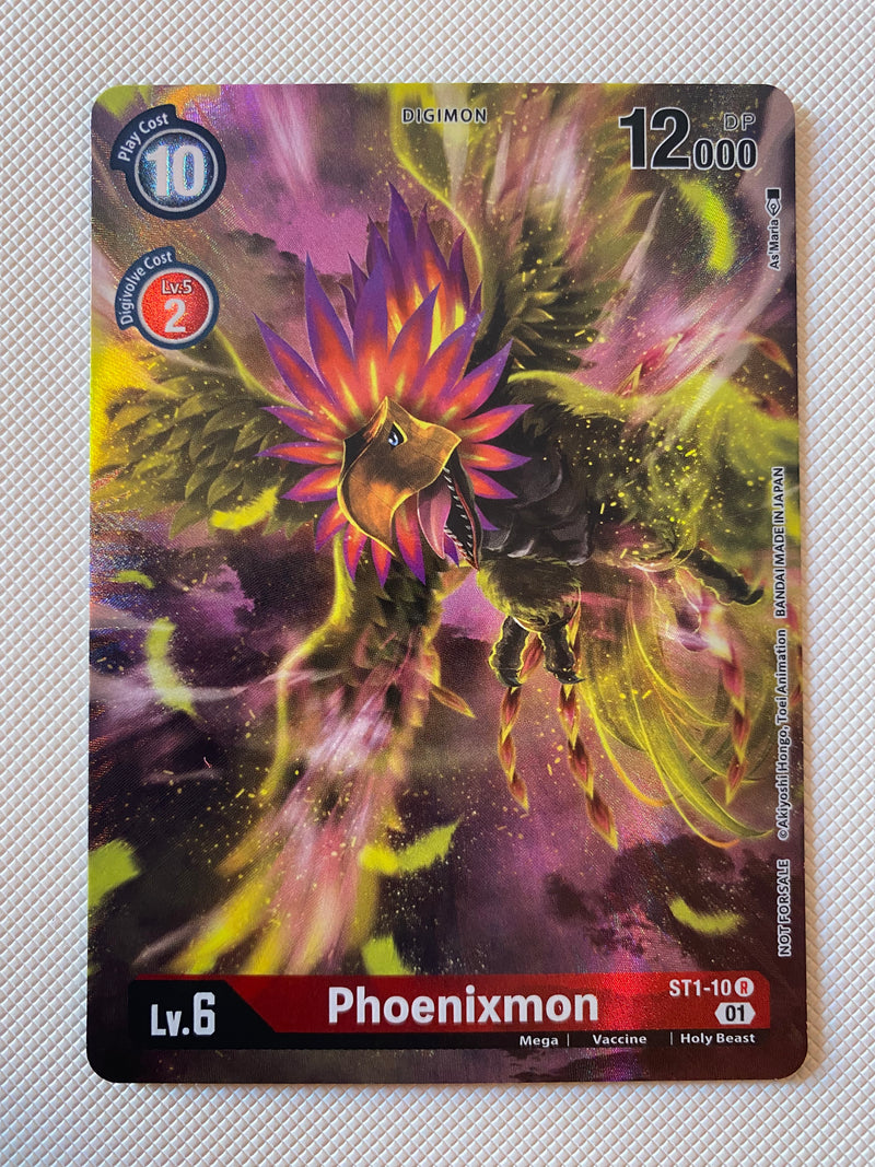Digimon TCG Phoenixmon ST1-10 Holo Naer Mint