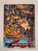 Digimon TCG Agumon  Bond of Bravery  BT6-018 Holo Near Mint