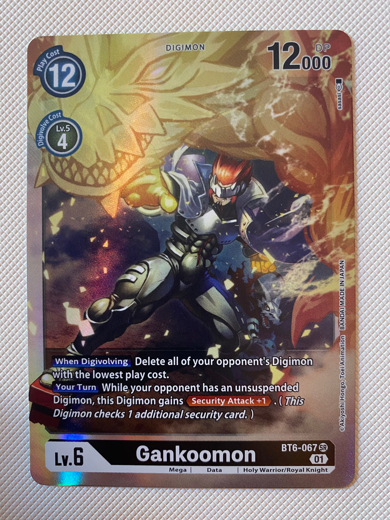 Digimon TCG Gankoomon  BT6-067 Holo Near Mint