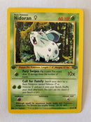 Nidoran 57/64 Common 1st Edition Jungle Pokemon Card  Near Mint
