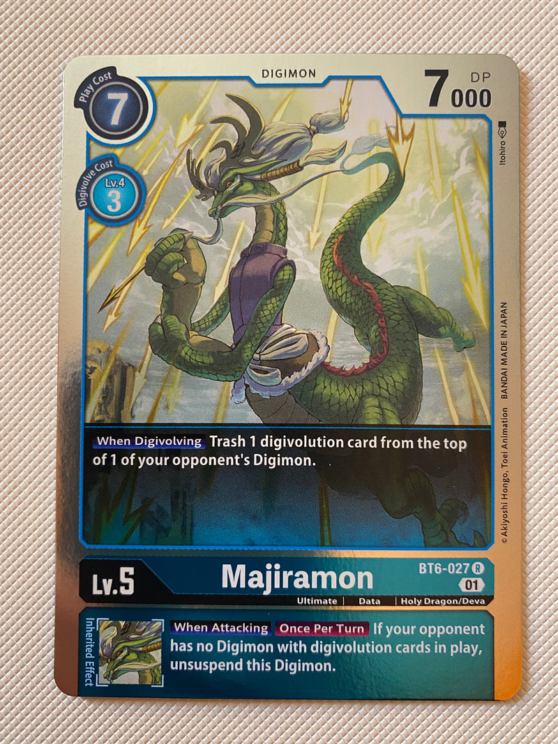 Digimon TCG Majiramon  BT6-027 Rare Near Mint