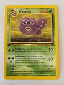 Weezing  45/62 Uncommon 1st Edition Pokemon Card Near Mint